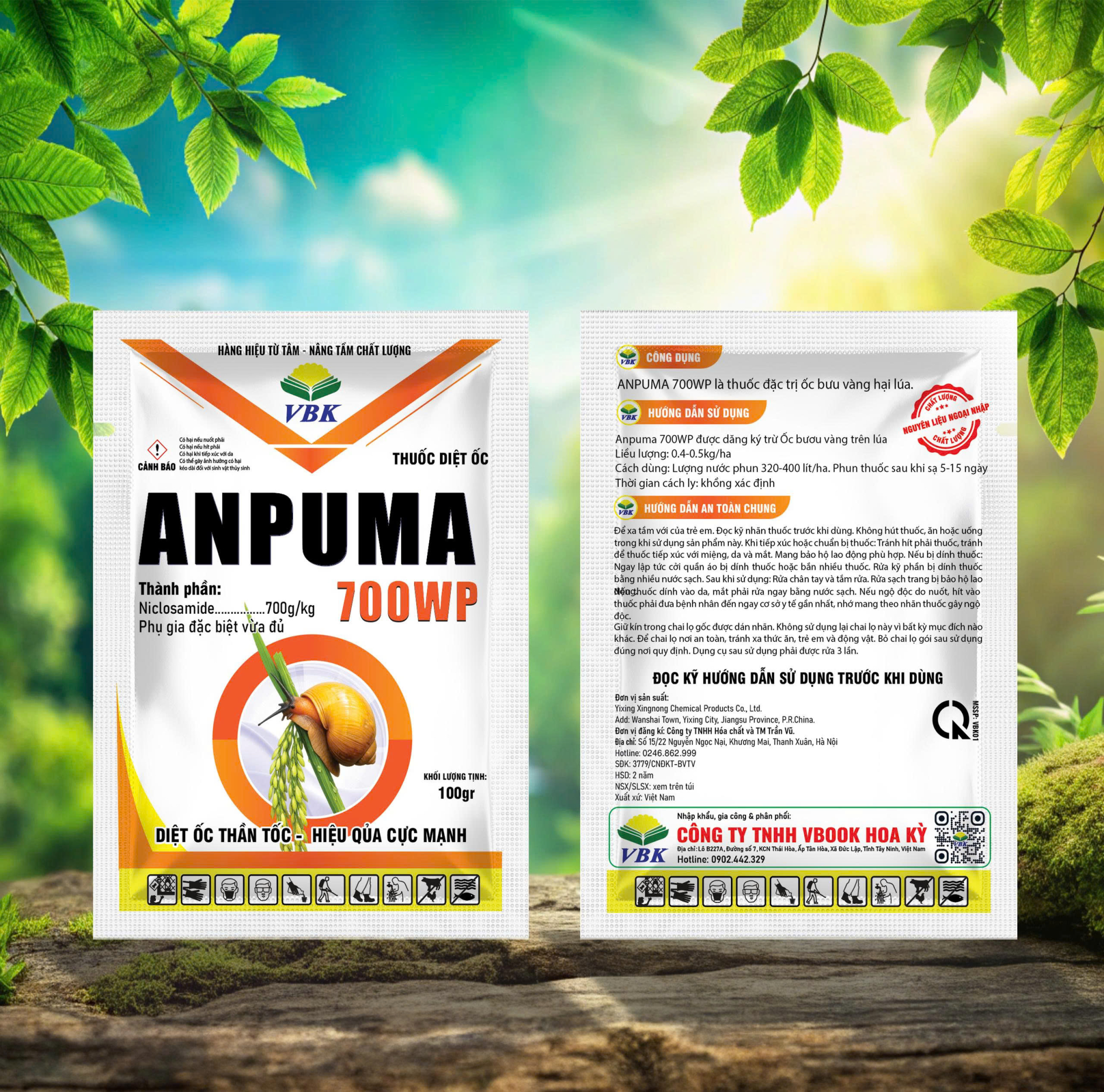 Thuốc trừ Ốc Anpuma 700WP