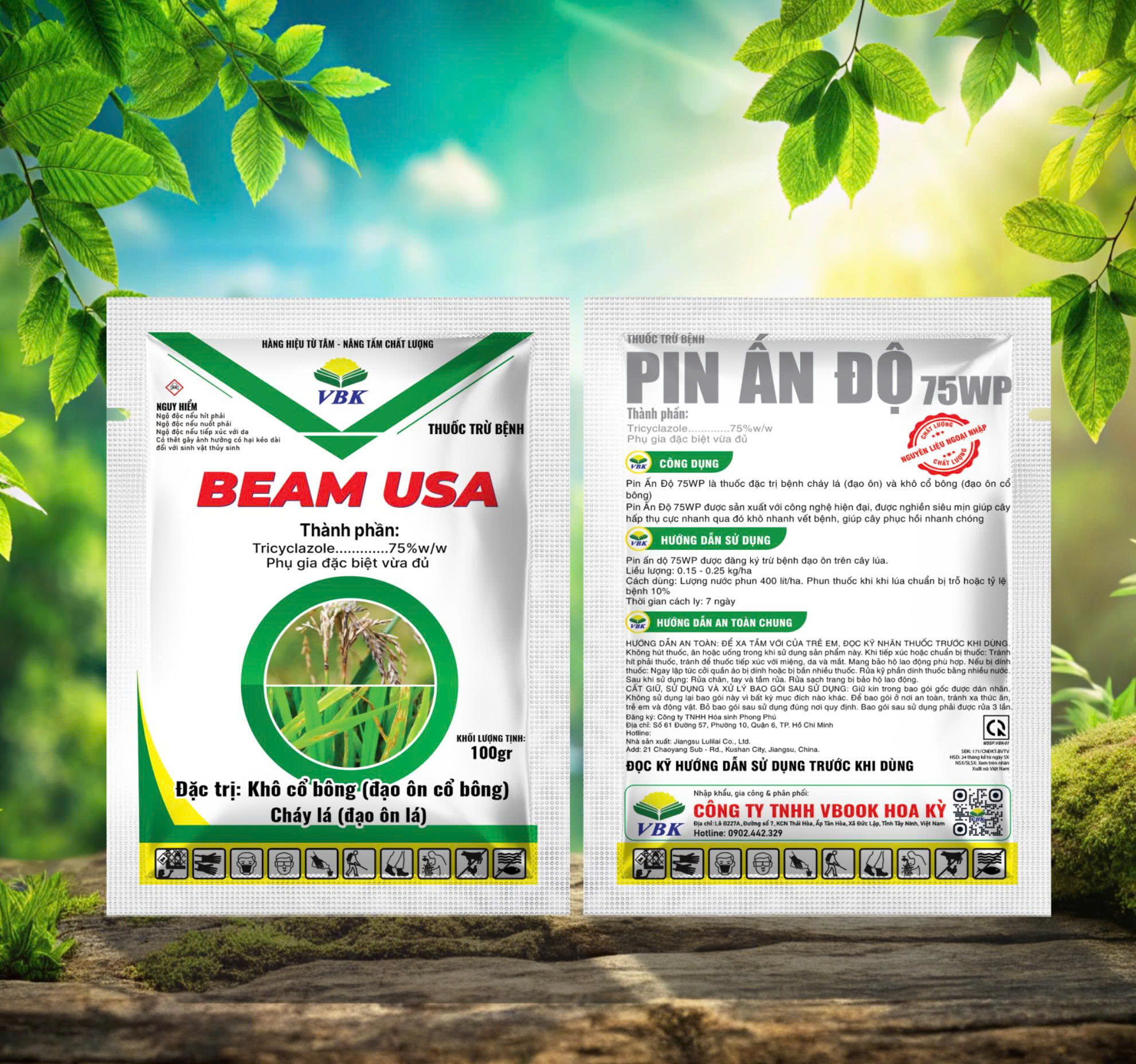 Thuốc trừ bệnh BEAM USA 75WP