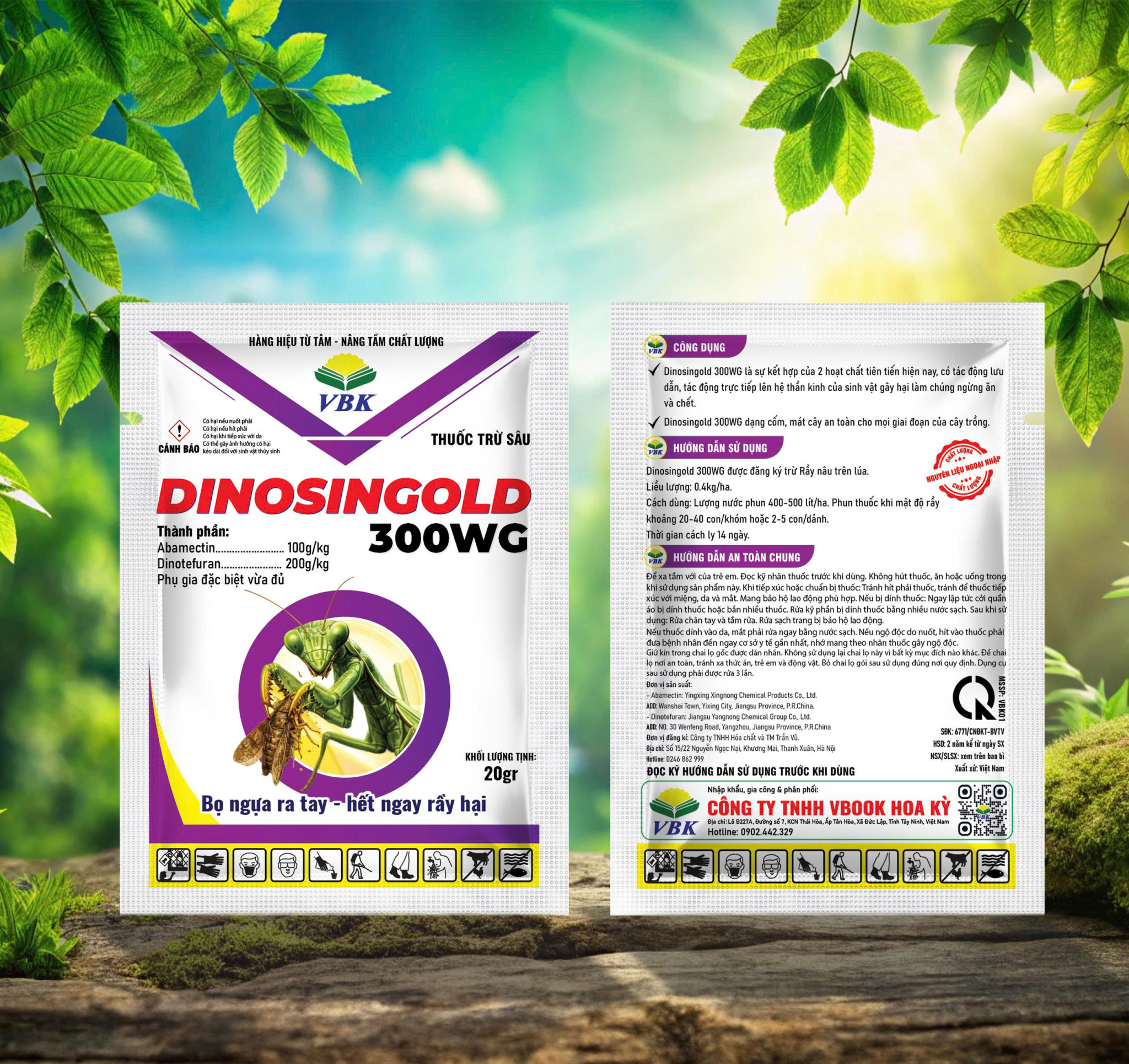 Thuốc trừ sâu Dinosingold 300WG