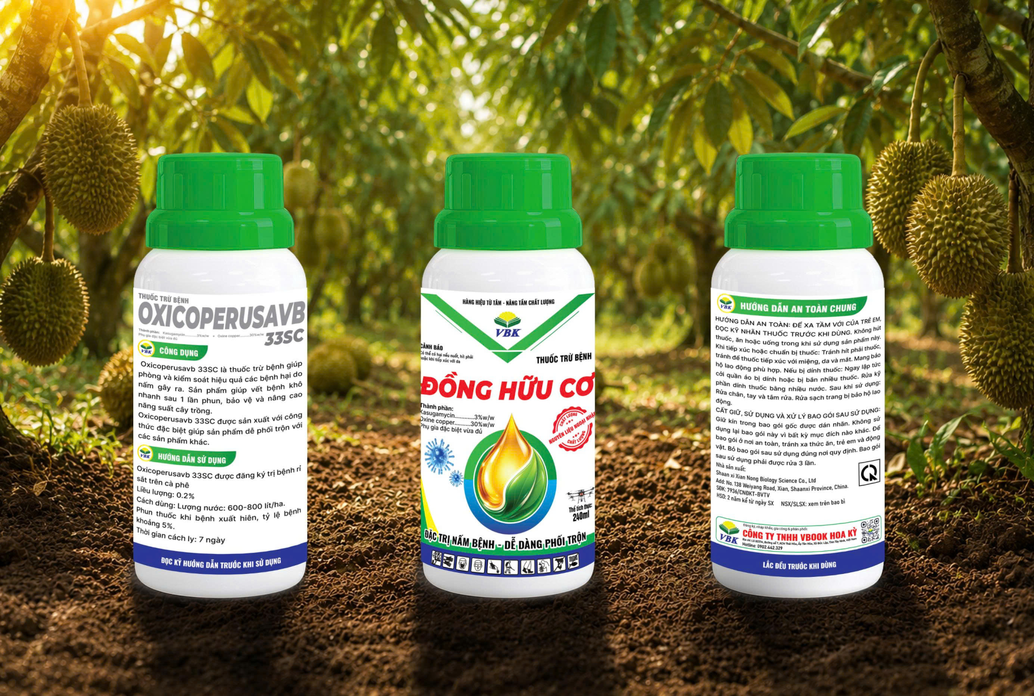 Thuốc trừ bệnh Đồng hữu cơ 33SC