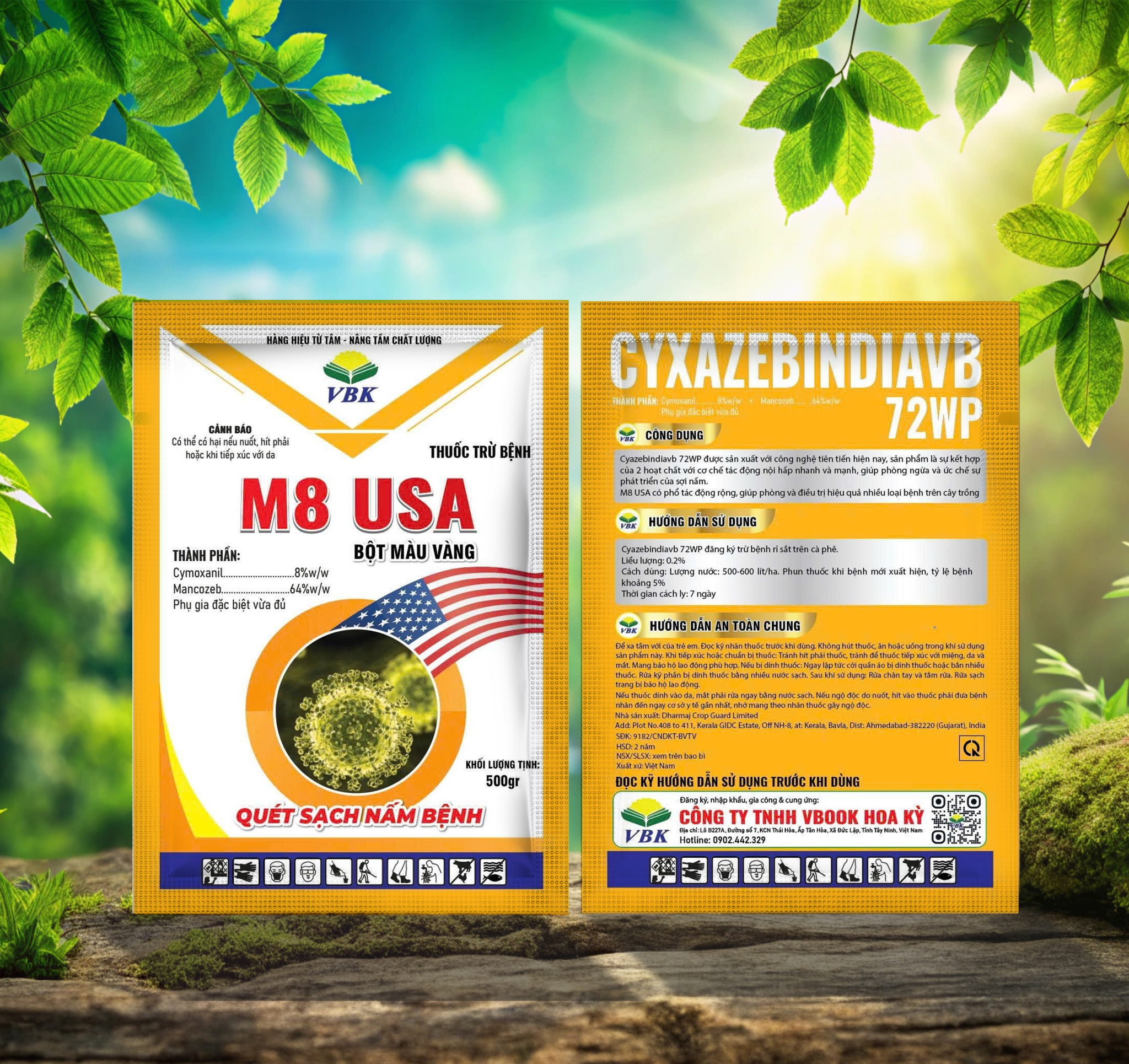 Thuốc trừ bệnh M8 USA 72WP