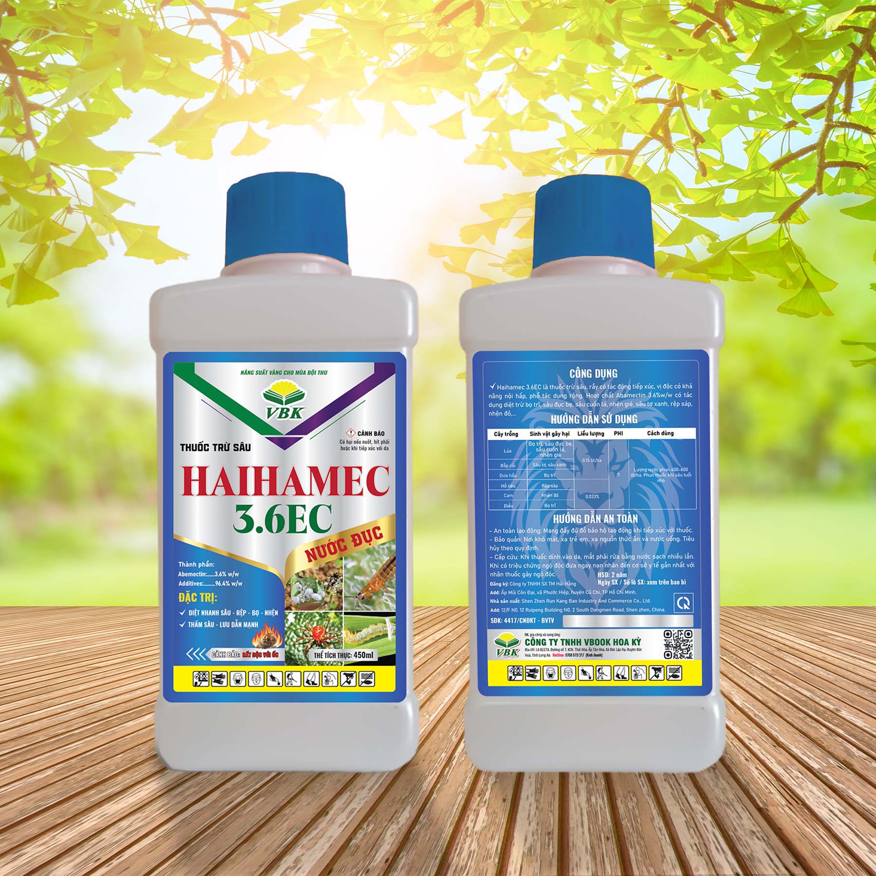 Thuốc trừ sâu Haihamec 3.6EC (Nước đục) - 450ml