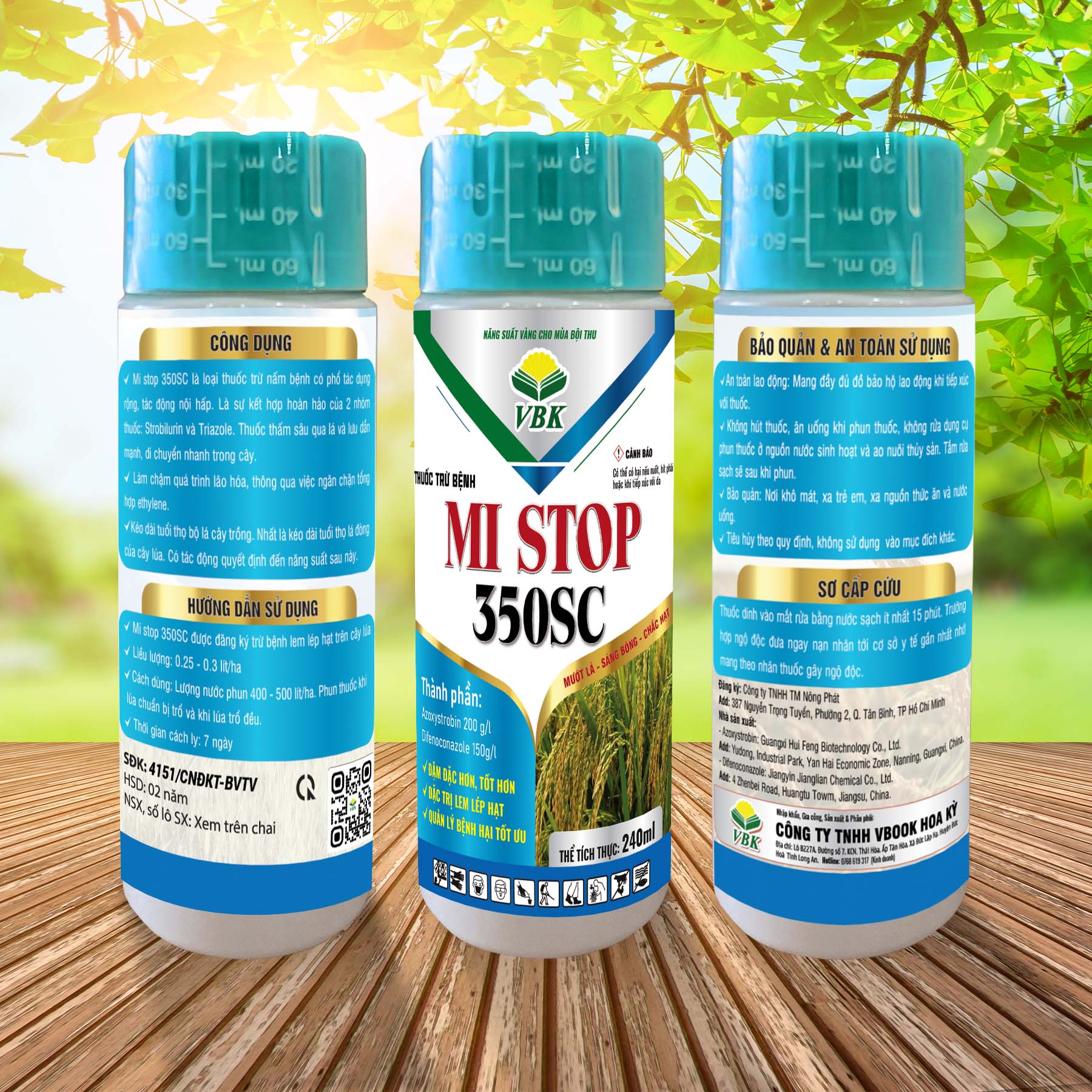 Thuốc trừ bệnh Mi Stop 350SC - 240ml